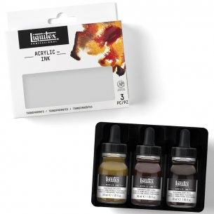 Professional Acrylic Ink Transparent Collection (3pc)