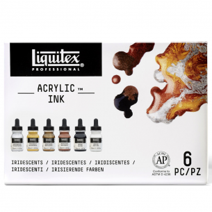 Pro Acrylic Ink Iridescent Collection (6pc)