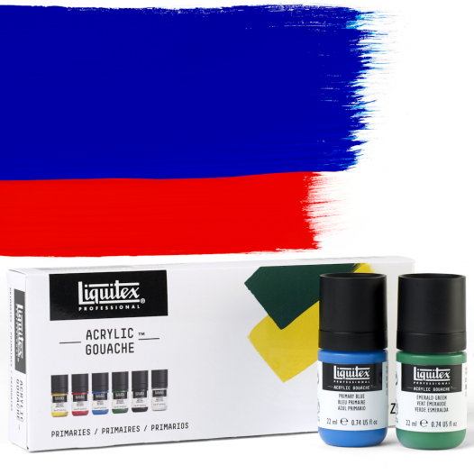 Liquitex Professional Acrylic Gouache Set 59ml 6 Pkg Fluorescents