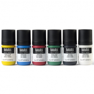 Professional Acrylic Gouache Primary Set (6 x 22ml)