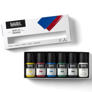 Professional Acrylic Gouache Primary Set (6 x 59ml)