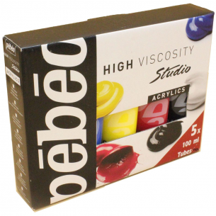 Studio Acrylic Colour Primary Set (5 x 100ml)