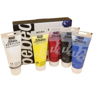 Studio Acrylic Colour Primary Set (5 x 100ml)