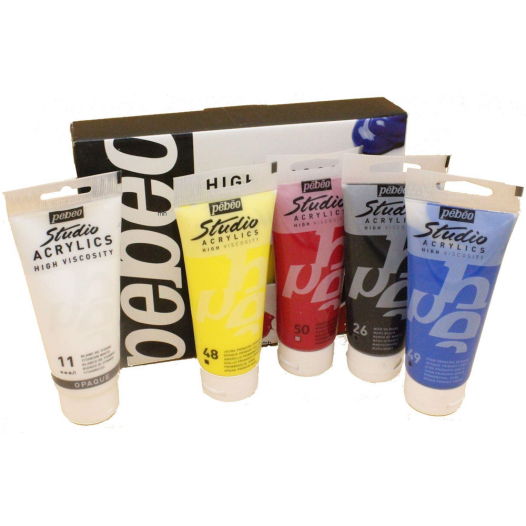 Studio Acrylics Primary Colour Set (5 x 100ml) Studio Acrylics Primary Colour Set (5 x 100ml)