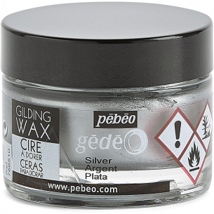 Pebeo Gedeo Gilding Wax - Platinum, 30 ml