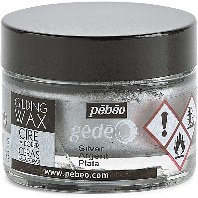 Pebeo Gedeo Gilding Wax - Silver (30ml)