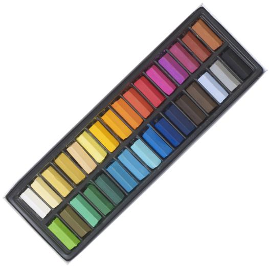 Half-Stick Soft Pastel Assorted Set (32pc)