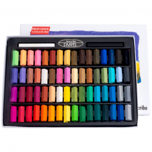 Half-Stick Soft Pastel Assorted Set (64pc)