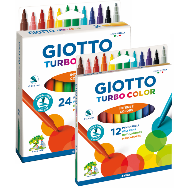 Turbo Color Felt Tip Pen Sets - Compilation