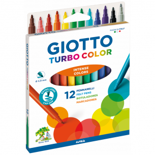 Turbo Color Felt Tip Pen Sets - 12