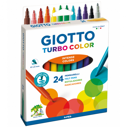 GIOTTO be-bè Felt Tip Pens 12 Colours