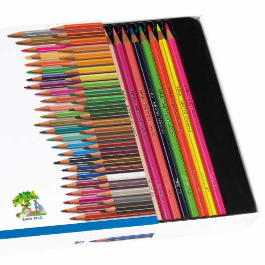 Stilnovo Colour Pencils with Sharpener (51pc) Stilnovo Colour Pencils with Sharpener (51pc)