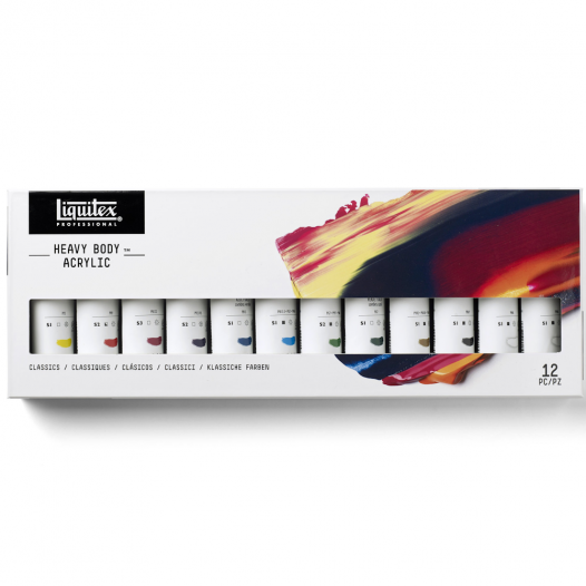 Pro Heavy Body Acrylics Classic Set (12pc) Pro Heavy Body Acrylics Classic Set (12pc)