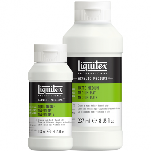 Liquitex Professional Matte Fluid Medium, 8-oz 