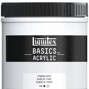 BASICS Acrylic Titanium White (946ml) BASICS Acrylic Titanium White (946ml)
