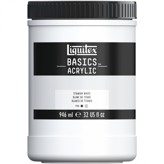BASICS Acrylic Titanium White (946ml) BASICS Acrylic Titanium White (946ml)