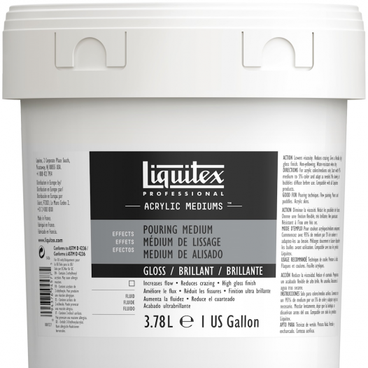 Professional Acrylic Gloss Pouring Medium (3.78ltr)