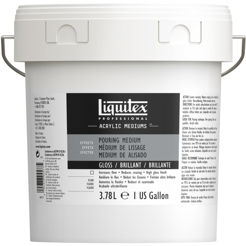 Pro Acrylic Gloss Pouring Medium (3.78L)