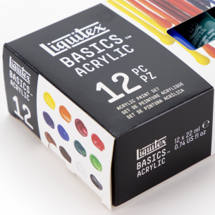 BASICS Acrylic Colour Set (12 x 22ml)