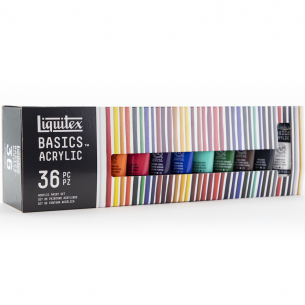 BASICS Acrylic Colour Set (36 x 22ml)