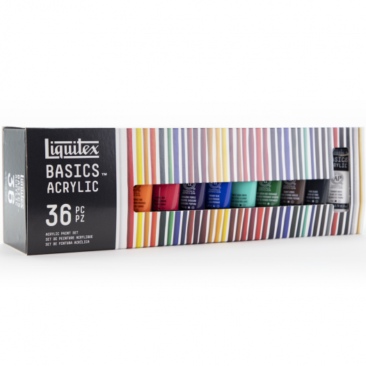 BASICS Acrylic Colour Set (36 x 22ml)