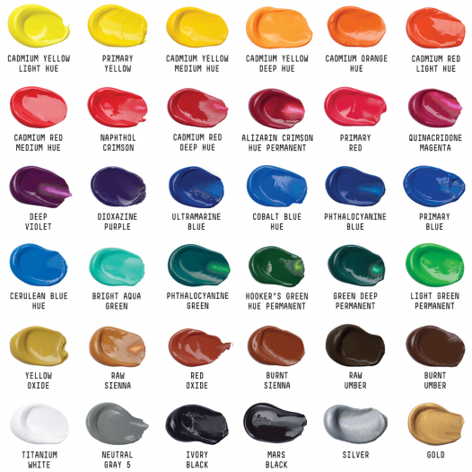 BASICS Acrylic Set (36pc)