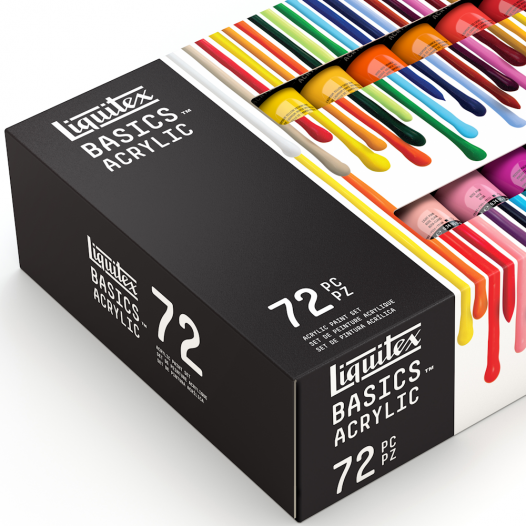 BASICS Acrylic Colour Complete Set (72 x 22ml) BASICS Acrylic Colour Complete Set (72 x 22ml)
