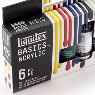 BASICS Acrylic Colour Set (6 x 22ml)
