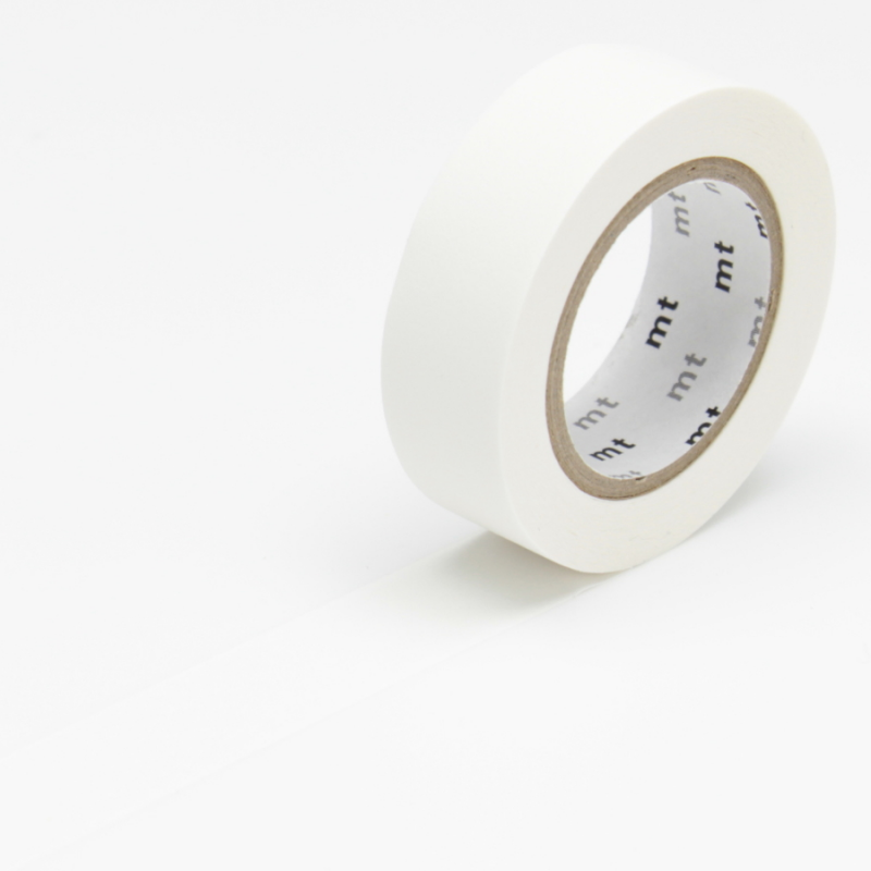 Washi Masking Tape - Matte White