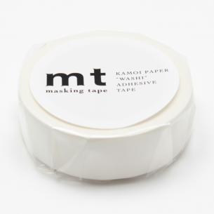 Washi Masking Tape - Matte White
