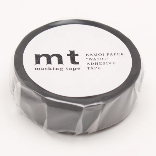 mt masking tape - black matt