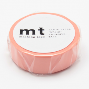 Washi Masking Tape - Salmon Pink