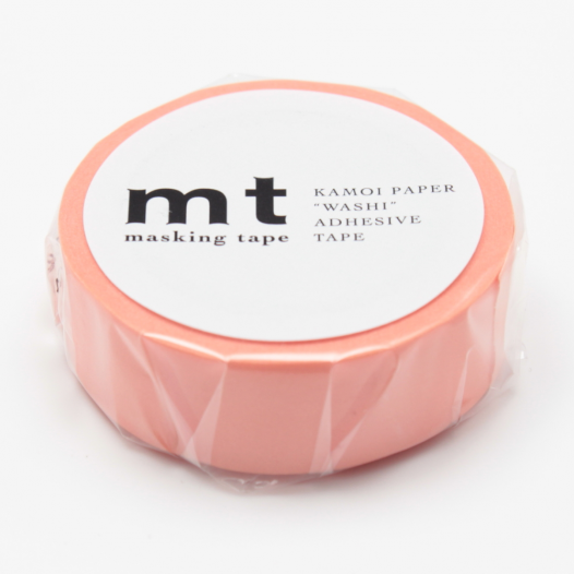 Washi Masking Tape - Salmon Pink Washi Masking Tape - Salmon Pink