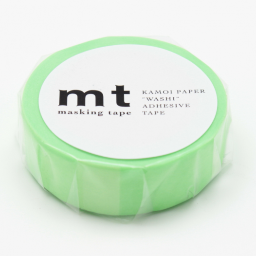 Washi Masking Tape - Shocking Green