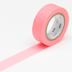 Washi Masking Tape - Shocking Red