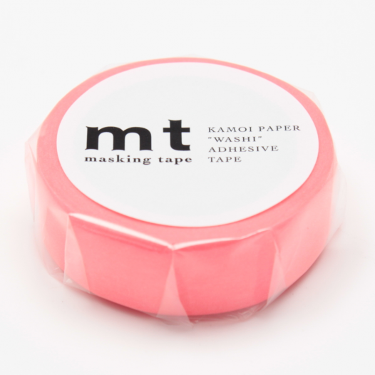 Washi Masking Tape - Shocking Red