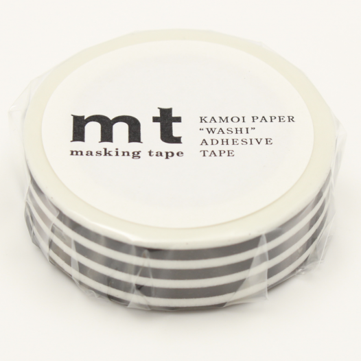 Washi Masking Tape - Border Black