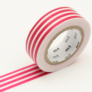 MT Washi Masking Tape - 15mm x 7M - Border Strawberry