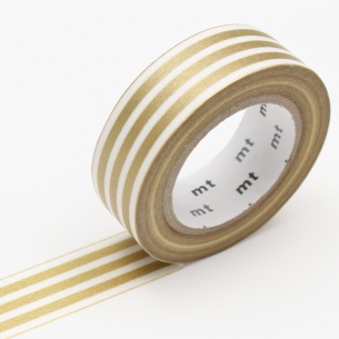 Washi Masking Tape - Border Gold 2