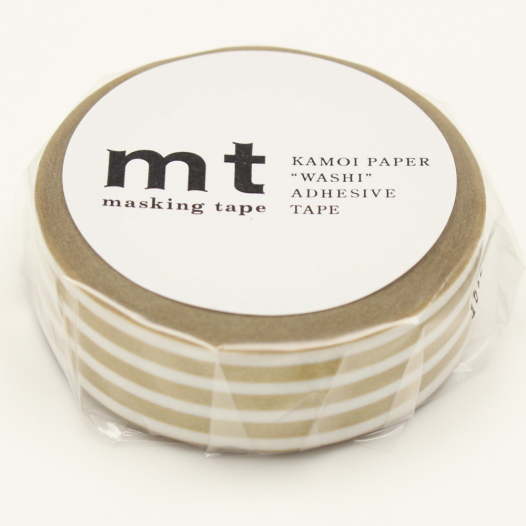 Washi Masking Tape - Border Gold 2