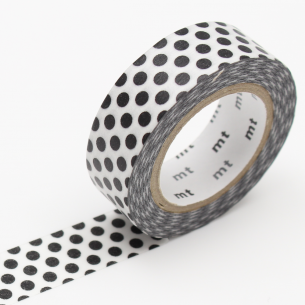 Washi Masking Tape - Dot Black 2 Washi Masking Tape - Dot Black 2