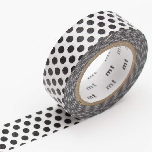 Washi Masking Tape - Dot Black 2 Washi Masking Tape - Dot Black 2