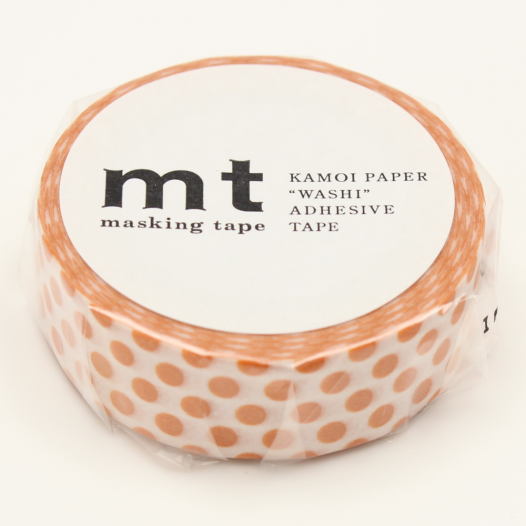 Washi Masking Tape - Dot Mandarin