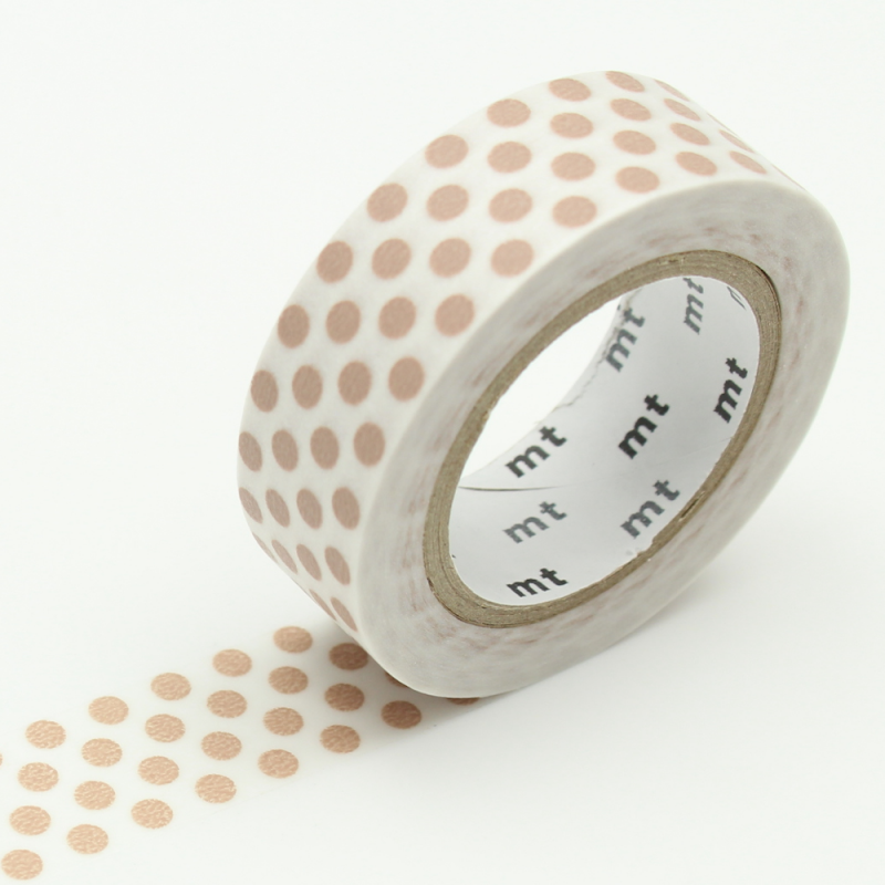 MT - Washi Dot Milk Tea Masking Tape