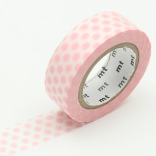 Washi Masking Tape - Dot Strawberry Milk Washi Masking Tape - Dot Strawberry Milk