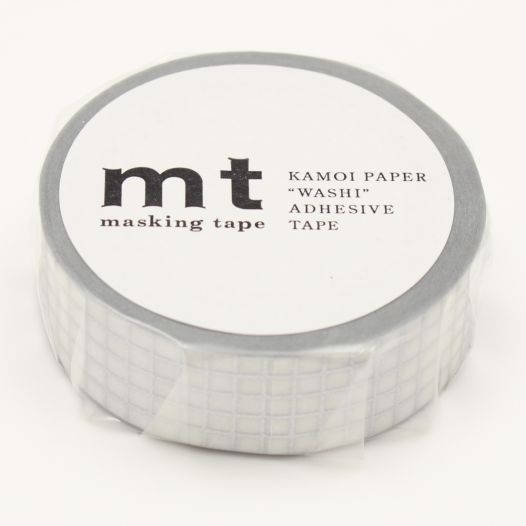 Washi Masking Tape - Hougan Silver 2