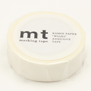 Washi Masking Tape - Stripe White Washi Masking Tape - Stripe White