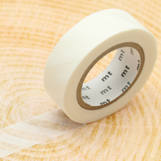 Washi Masking Tape - Stripe White Washi Masking Tape - Stripe White