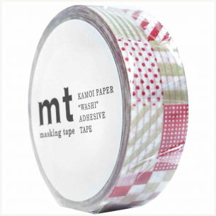 Washi Masking Tape - Mix Red