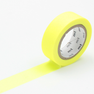 Washi Masking Tape - Shocking Yellow